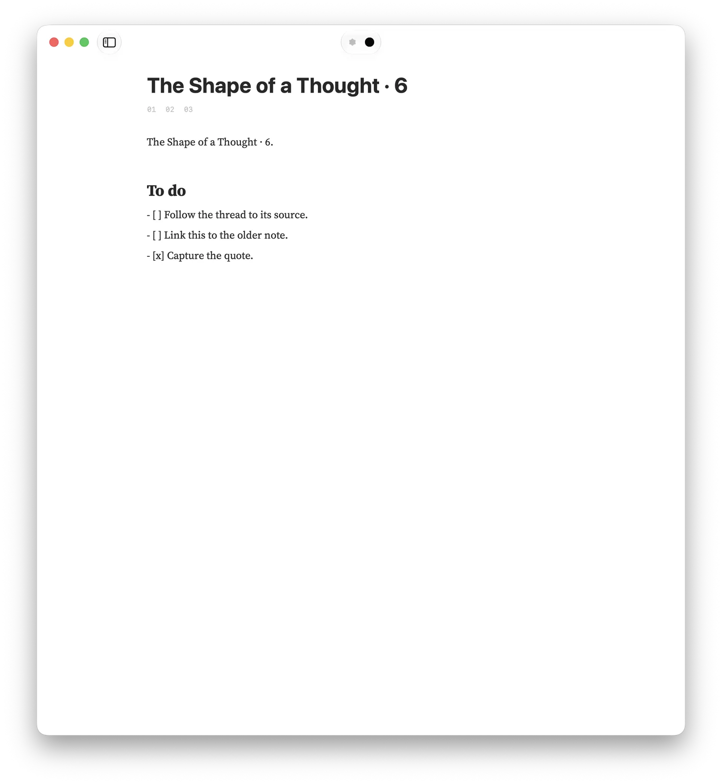 New Minimal Editor Headline