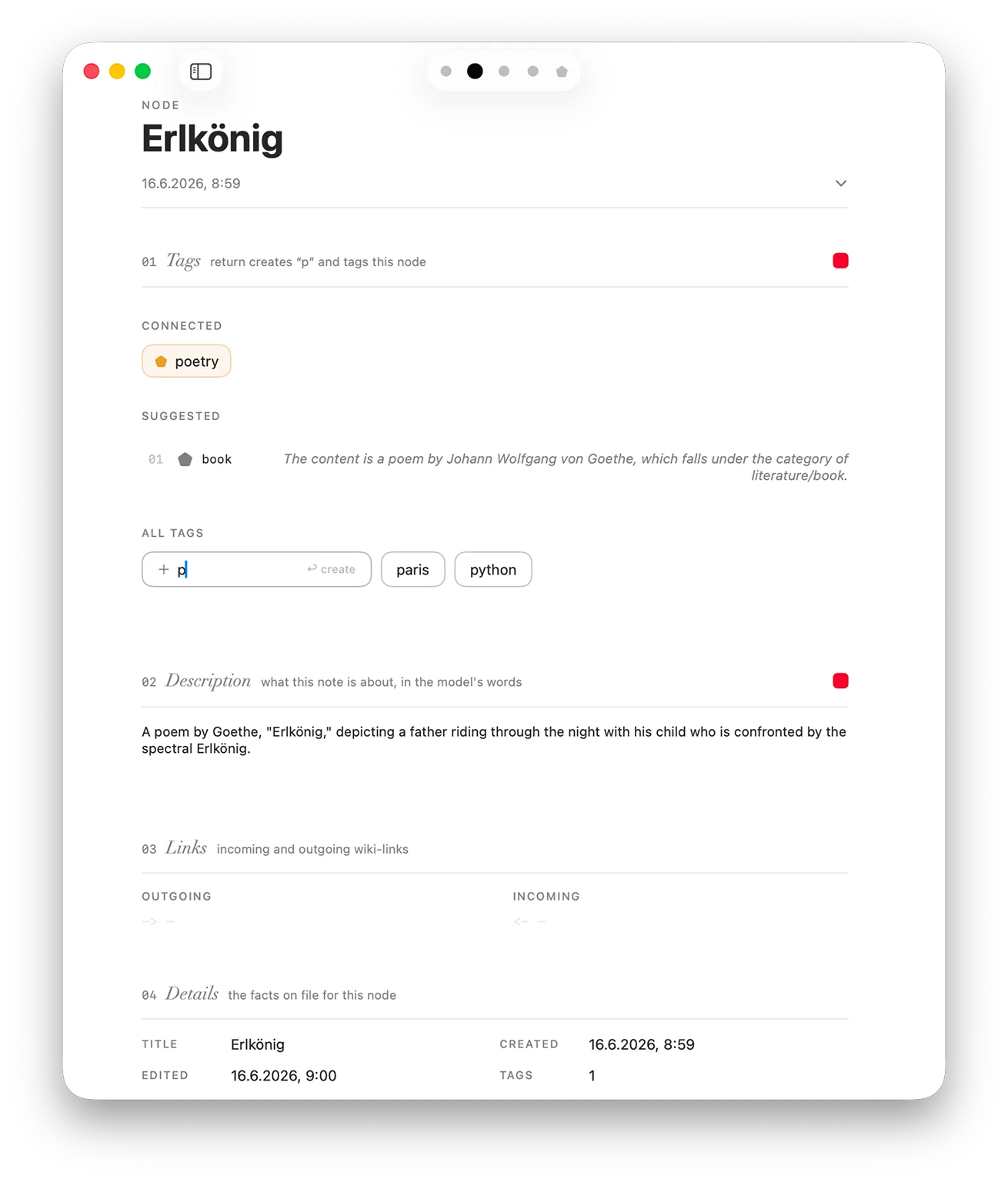 New Node Inspector