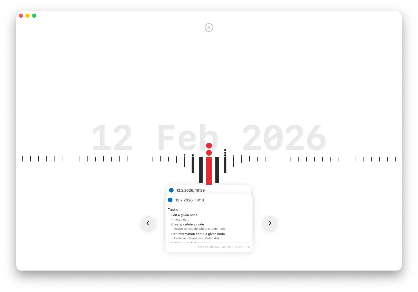 New Timeline View